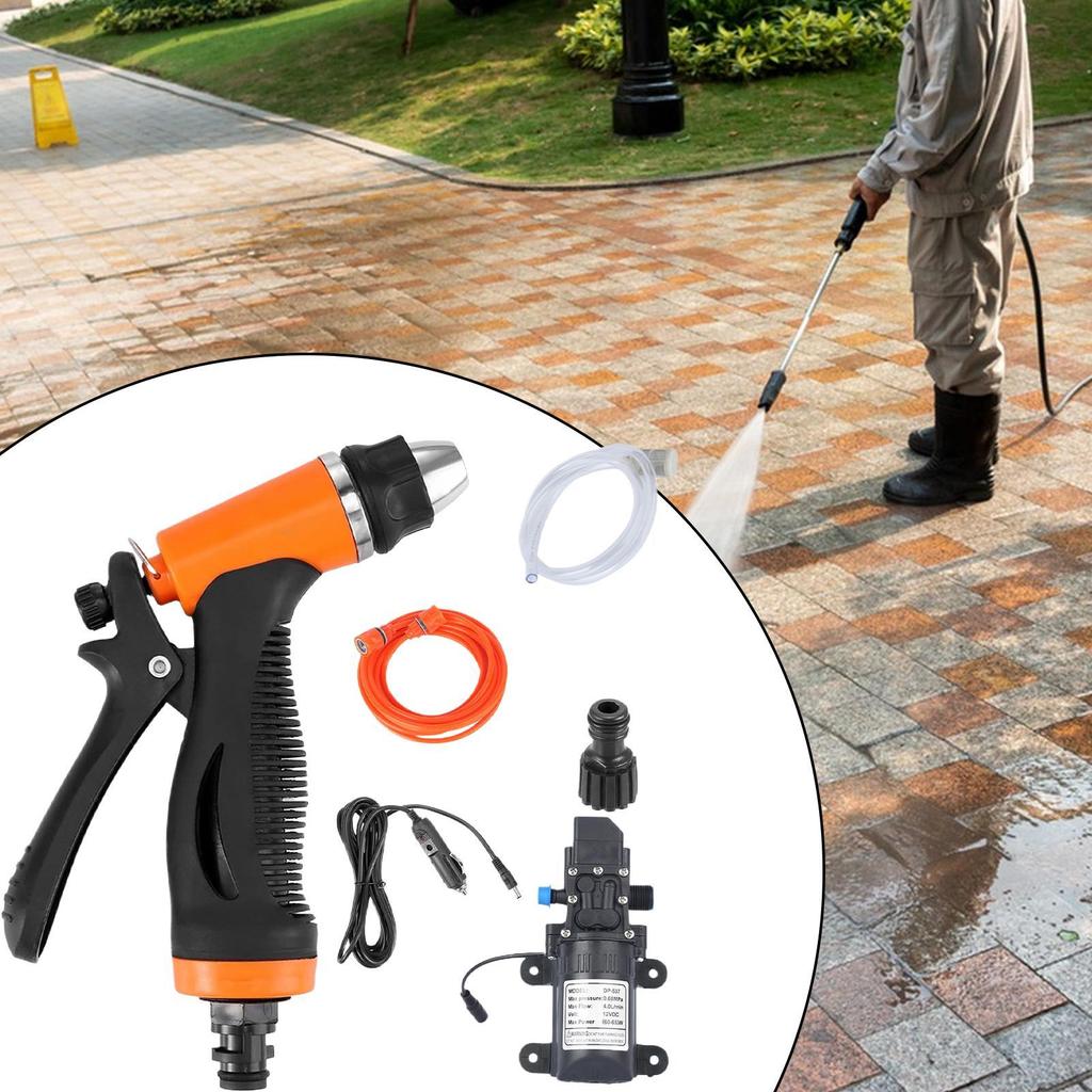 Мойка высокого давления Портативная мойка высокого давления Очиститель Автостоп Уборочная машина Помощь для детализации для дома на колесах, лодки, патио, тротуара