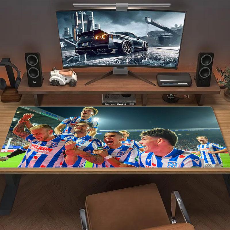 SC Heerenveen Mouse Pad, Large Gaming Desk Mat, Non-slip XXL Mousepad for Laptop & Tablet, Mini PC Playmat with Stitched Edges