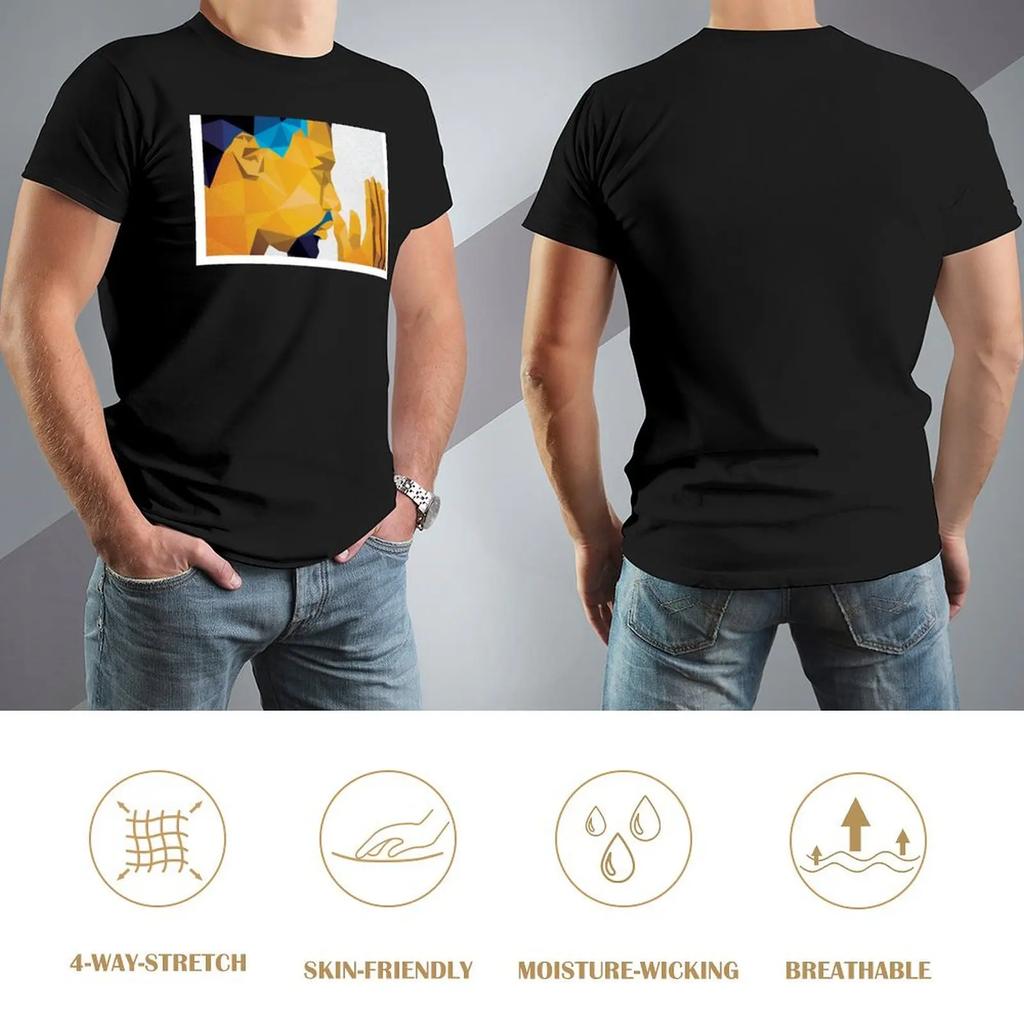 Футболка Mahmoud Abdul-Rauf с винтажной графикой, мужские тренировочные рубашки