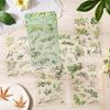 6Sheets Branches Leaves Stickers Embelishment Collage Stickers Plant Flowers for Scrapbooking Junk Journal Diary Stickers