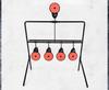 Metal Rotating Soft Bullet Shooting Target for Indoor/Outdoor CS Tactical Training