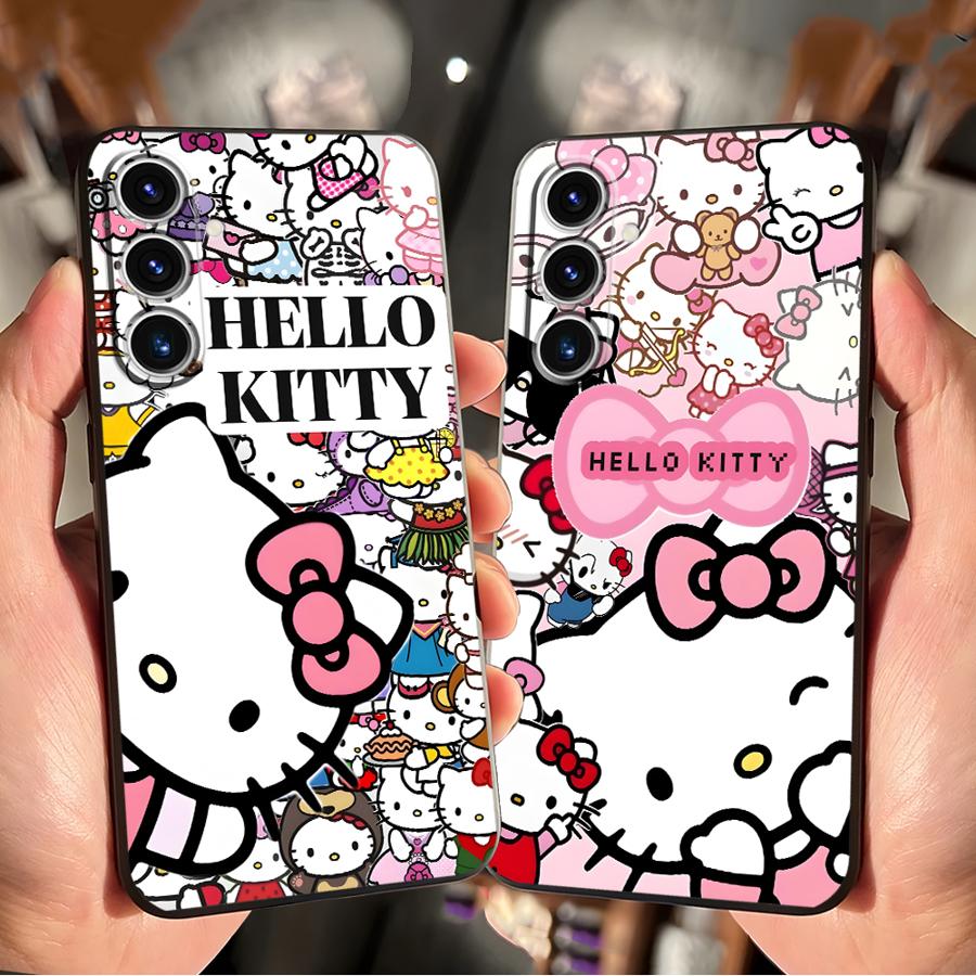Cartoon Hello K-Kittys Case for Samsung Galaxy S26 S25 S21 FE S20 Ultra S24 Plus Note 20 8 9 10 S10 S9 S23 Funda Phone Cover