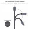 Nylon Micro USB Charger Cable for Huawei P SMART 3019 8X Mediapad T3 for HTC Desire 550 650 628 630 530 830 825 Charging Cable