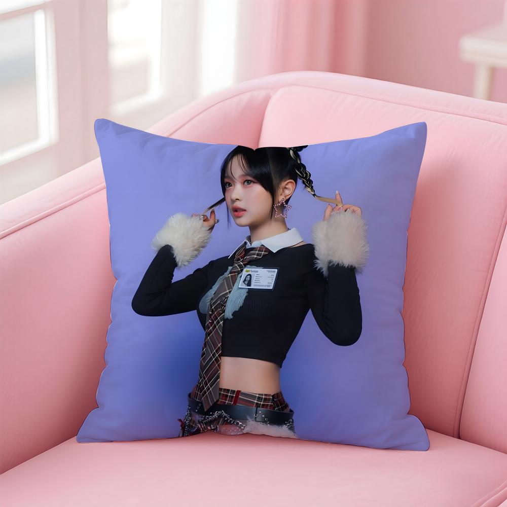 HHani Cushion Cover Pillow Case Soft Friendly Fabric Concealed Zipper