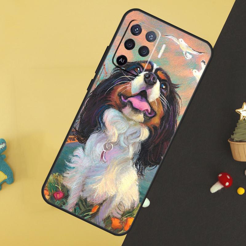 Cavalier King Charles Spaniel For OPPO A78 A98 A58 A54 A74 A94 A76 A96 A5 A9 A52 A72 A77 A79 A53S A57S A15 A16 A17 Case
