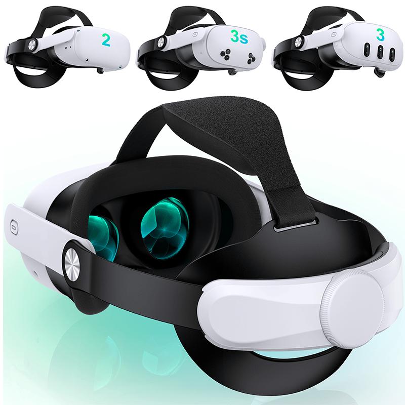 BEBONCOOL Adjustable Head Strap for Meta Quest 3S/Quest 3/Quest 2 Headstrap for VR Headset Accessories Enhanced Support