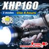 2000000LM Diving Flashlight Super Bright Torch LED Professional Scuba Flash Light Dive Lamp IPX8 Waterproof LED Torch Light