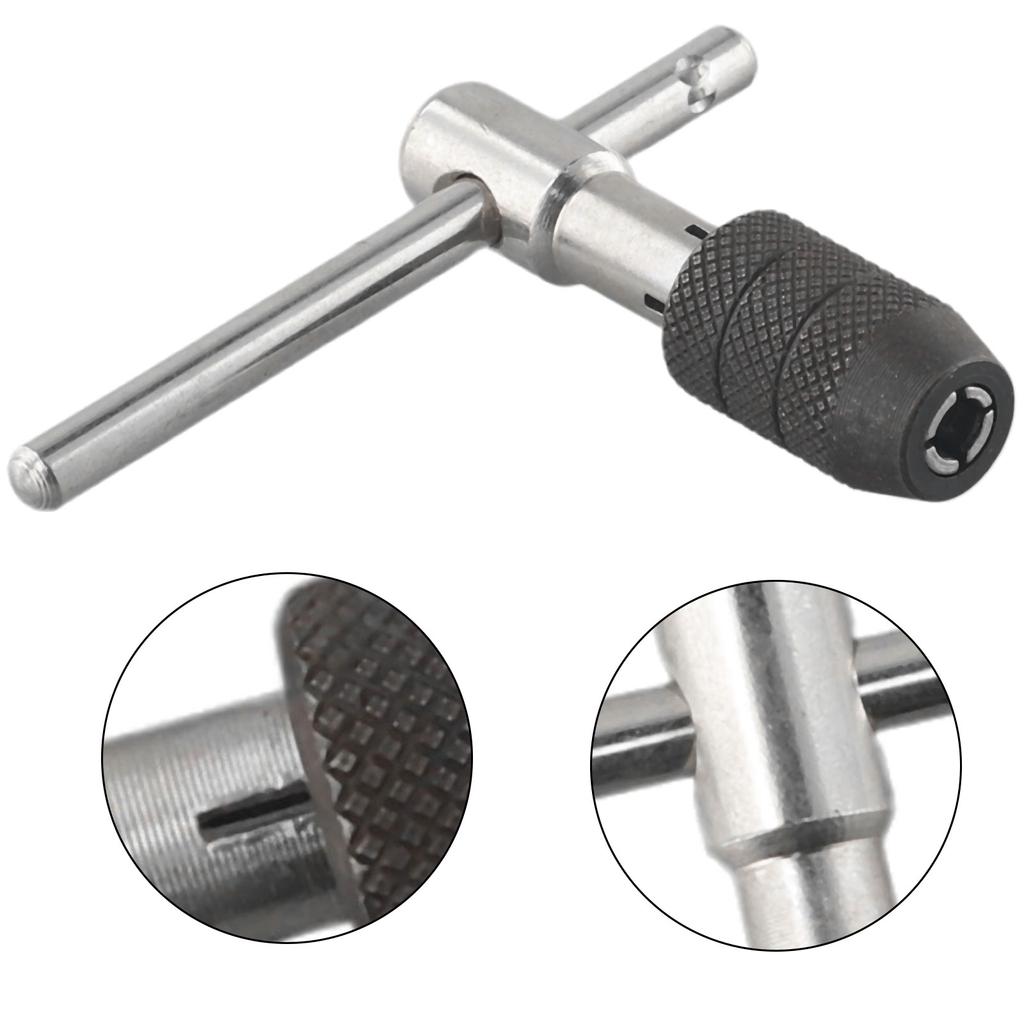 Adjustable T Type Tap Wrench Hand Thread Tap Holder  For M3-M6 M5-M8 M6-M12 Mechanical Workshop Tools Hand Tool