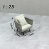 1 Piece Scene Decoration Dollhouse Sofa Simulation Pretend Play Toy For Photo Props Kids Toys Doll Parts Model