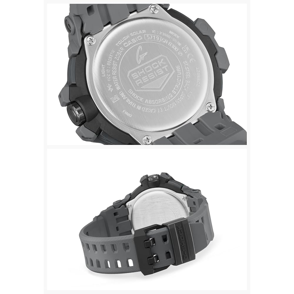 Casio G-Shock Gravitymaster Bluetooth Tough Solar Men's Watch GR-B300-8A2JF Gray Biomass Plastic