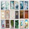 Decoration Door Sticker Interior Stickers Self Adhesive Wallpaper TV Furniture Bedroom Living Room Fridge Wallpaper For Walls