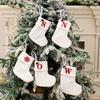 20*10cm Christmas Stocking Beautiful Decoration Knitted