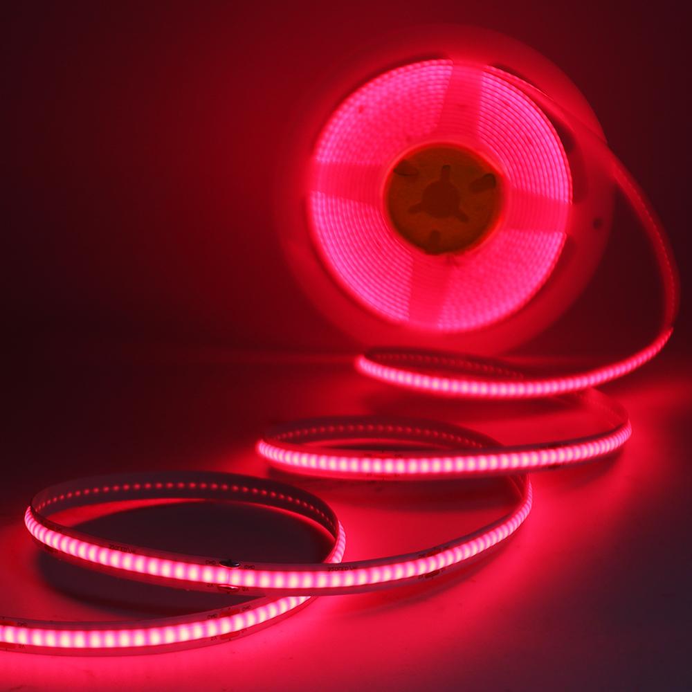 Motion Sensor COB Led Light Strip Battery 3mm 5mm 8mm PCB Width Under Bed Lamp For Cabinet Wardrobe Kitchen Stairs 1M 2M 4M 5M