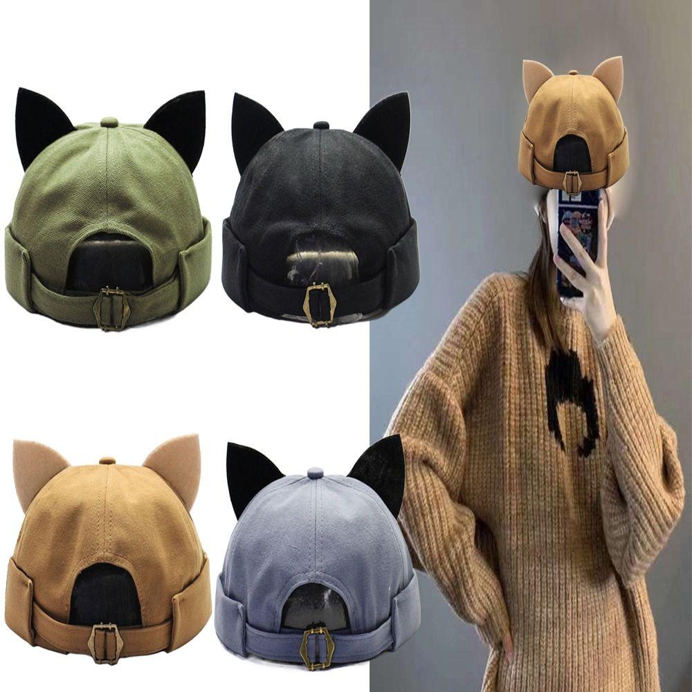 Cap Baseball Hats Head Wrap Snapback Cap Cat Ears Hat Bucket Hat Sun Visor Cap Fisherman Hat