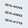 Глянцевый черный 3D ABS буквы номер GX400 GX460 GX470 эмблема для багажника автомобиля логотип наклейка аксессуары для значков