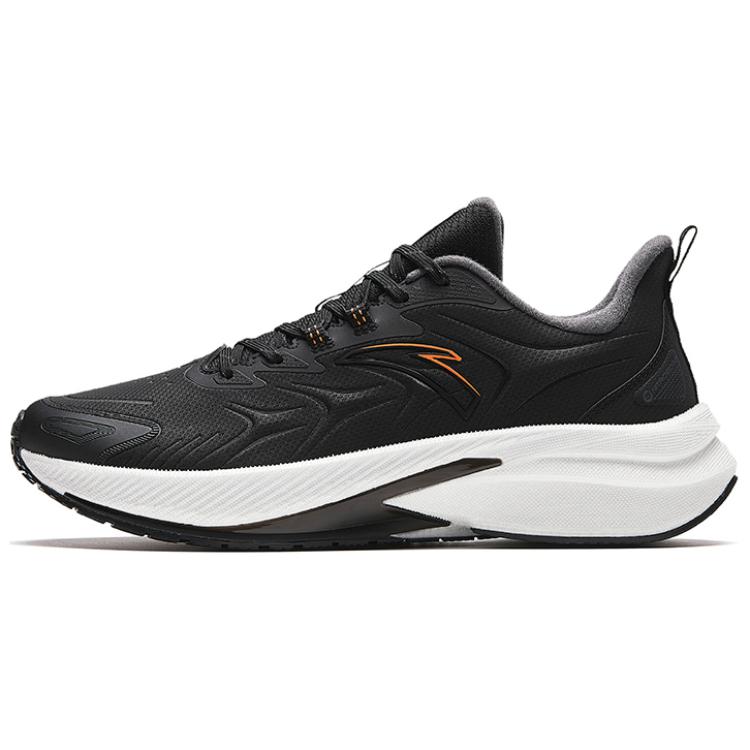 Anta Rocket 5.0 Fashion Versatile Fabric TPU Shock Absorption Non-Slip Support Low-Top Training Running Shoes Women Sneaker Black 122345523-11