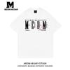 Medm Heoar American Pure Cotton Short sleeve T-shirt Men's and Women's Loose Summer Heavy Fashion Brand Street Casual Top