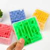 TOBEFU 3D Лабиринт Магический Куб Прозрачный Шестигранный Головоломка Кубик Рубика Игра с Катящимся Шариком Кубос Лабиринт Игрушки для Детей Развивающие