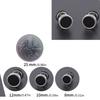 1Pair 16G Silvery Round Stud Earrings for Women Men, 316L Stainless Steel Cartilage Tragus Helix Stud Piercing Jewelry