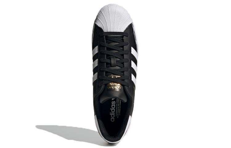 adidas Superstar 'Полоска на пятке с логотипом - Основной черный' FX5559