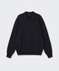 MUSINSA STANDARD Washable Supima Cotton Long Sleeve Knitted Polo Shirt [Navy]