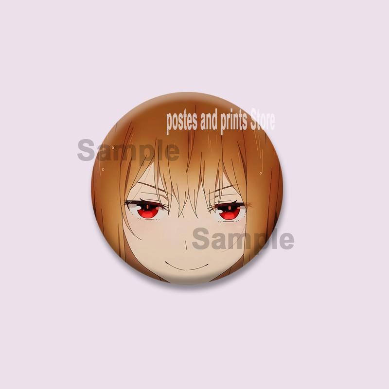 Cute Anime Spice and Wolf Enamel Badges Cartoon Manga Brooches for Backpacks Clothing Jewelry Accessories Circular Lapel Pins