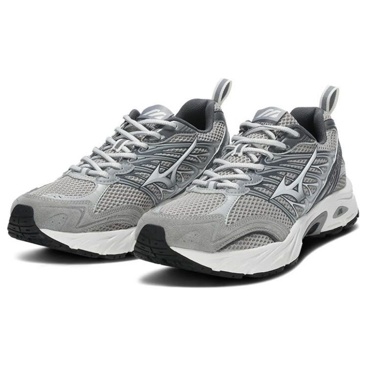 Mizuno LG 2000 Unisex Grey Mesh Breathable Casual Sneakers D1GH230206