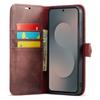 DG.MING for Samsung Galaxy S25 FE Case Detachable Split Leather Phone Cover