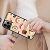 Магнитный чехол для телефона с рисунком суши для APPLE iPhone 17 Air 16 14 13 12 Pro Max 15 Plus Беспроводная зарядка С чехлом MagSafe