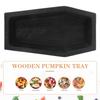 Wood Coffin Shaped Halloween Serving Tray Rustic Fruit Snack Appetizer Platter Holiday Party Platter Wood Decorative Tray
