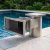 Stainless Steel Skimmer Sturdy Pool with Basket Easy To Clean