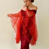 1 pair Flare Shape Arm Covers Elastic Band Detachable Cuffs Fake Sleeves  Arm Slimming