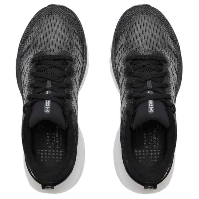 Under Armour Беговые кроссовки Infinite Pro с низким верхом Женские черные кроссовки 3027197-001