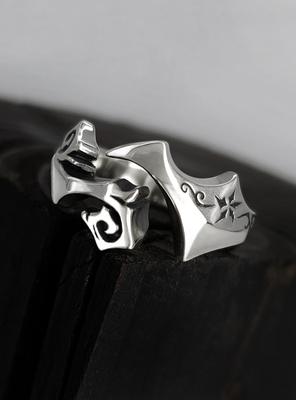 Серебряное кольцо Sterlingworth Lunar Leaf-S1