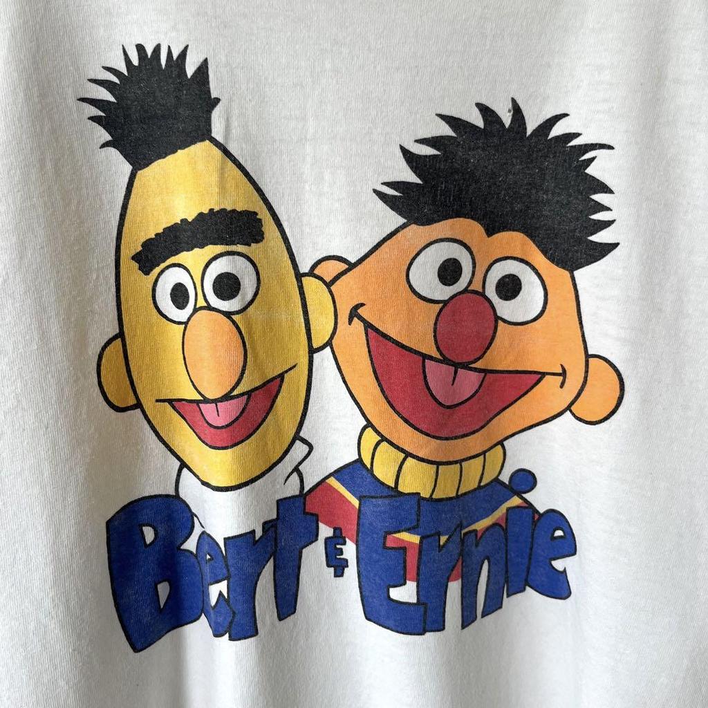 [USED] Vintage 90's Sesame Street Bert & Ernie T-shirt, Made In USA, BTS