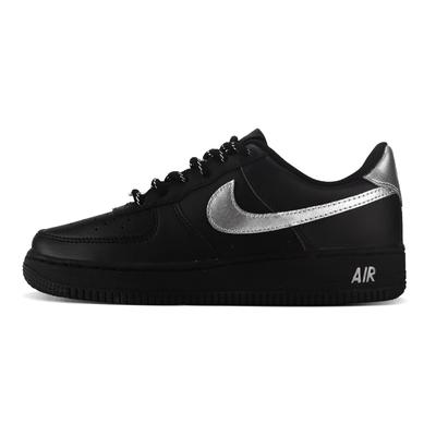 Nike Air Force 1 Низкие износостойкие Кеды для скейтборда Унисекс Черный Серебристый CW2288-001(Team119-)