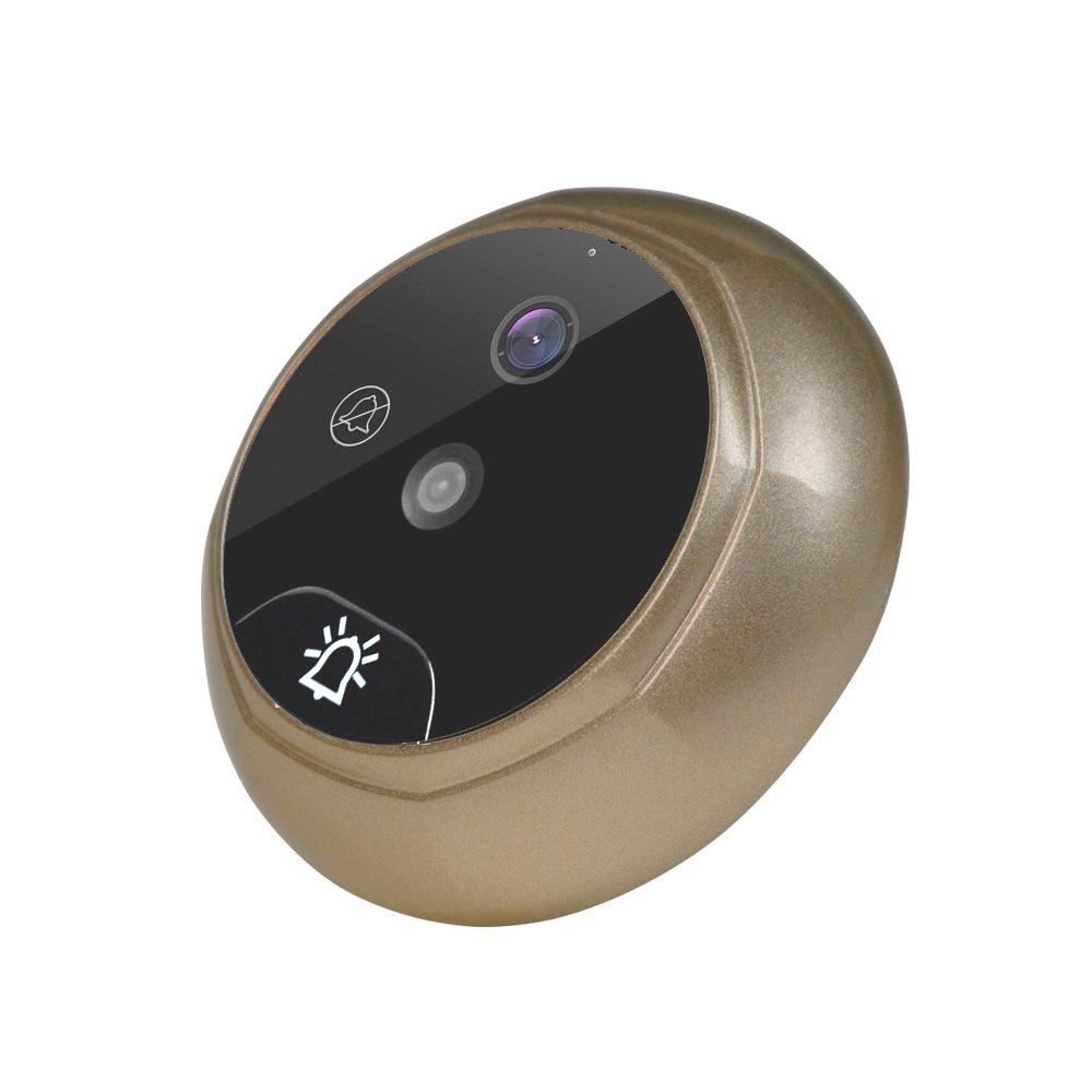 Дисплей Дверной глазок Камера просмотра Дверной звонок Видеокамера PIR Ночное видение 160 Широкий угол 2,4-дюймовый цветной TFT-экран с 3 батареями AA