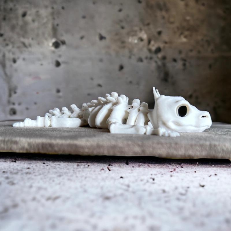 3D Подвижный Скелет Дракона - Шарнирный Окаменелый Каркас, Креативный Подарок на День Рождения для Детей