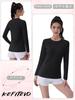 KEFITEVD Long Sleeve UV Gym Running Size M Women's T-Shirt, Sportswear, Innerwear, Quick-Drying, Protection, Fitness, Wear, Shirt, Lightweight,