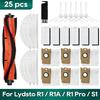 Подходит для Xiaomi Lydsto R1 /R1A /R1 Pro /S1 /L1 Сменные аксессуары Запасная часть Основная боковая щетка Hepa-фильтр Швабра Пылесборник