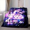 1Pc Fantasy Garden Adventure Flannel Blanket, Soft And Comfortable, Casual Warm, Camping Travel, Christmas, Halloween Xmas Gift S1126