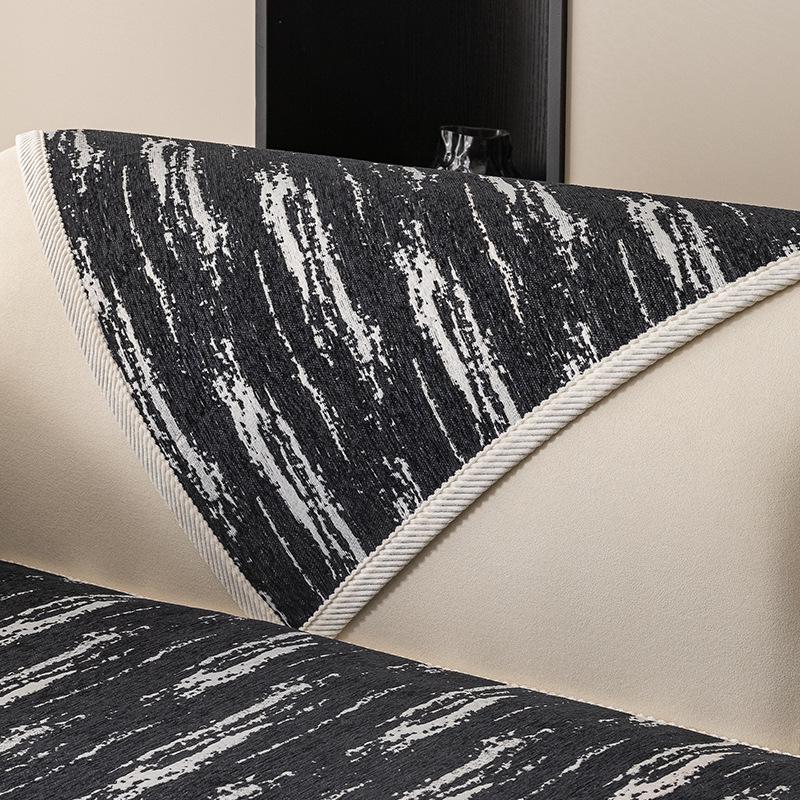 New Chenier Sofa Cushion High-Grade Four-Season Universal Seat Cushion, Non-Slip Sofa Cover, Seat Cushion Cover Cloth