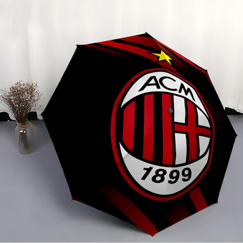 1pc A-AC Milan Umbrella, Sun Protection, And UV Shielding. It Has Eight Sturdy Ribs for Outdoor Use And Perfect As a Holiday Gift