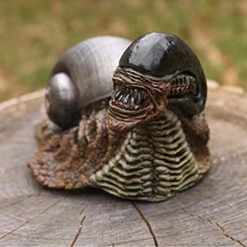 Статуя Чужого Улитки, фигурка, модель куклы, коллекция, подарки на день рождения, длинное украшение для сада и дома