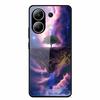Glass Back Cover For Xiaomi Redmi Note 13 Case Note13 Pro Coque Hard Tempered Glass Case For Redmi Note 13 Pro Case Soft Bumper