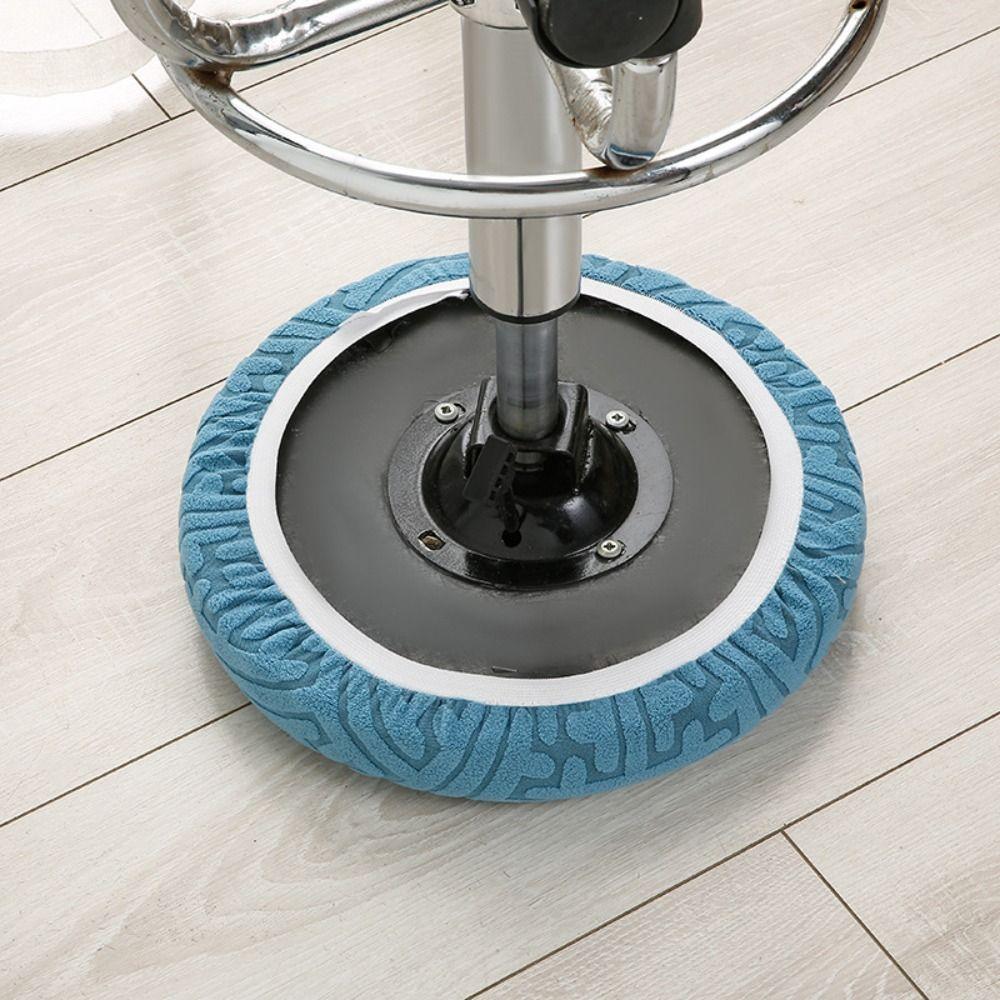 Washable Chair Seat Cover Slipcover All Inclusive Stool Seat Cushion Cover 30cm with Elastic Bands Seat Chair Slipcover