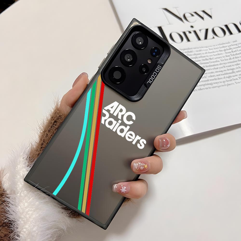 Game A-ARC Raiders Phone Case For Samsung Galaxy S25 Edge S24 S23 S22 S21 S20 Ultra Funda Silicone Silver Cover