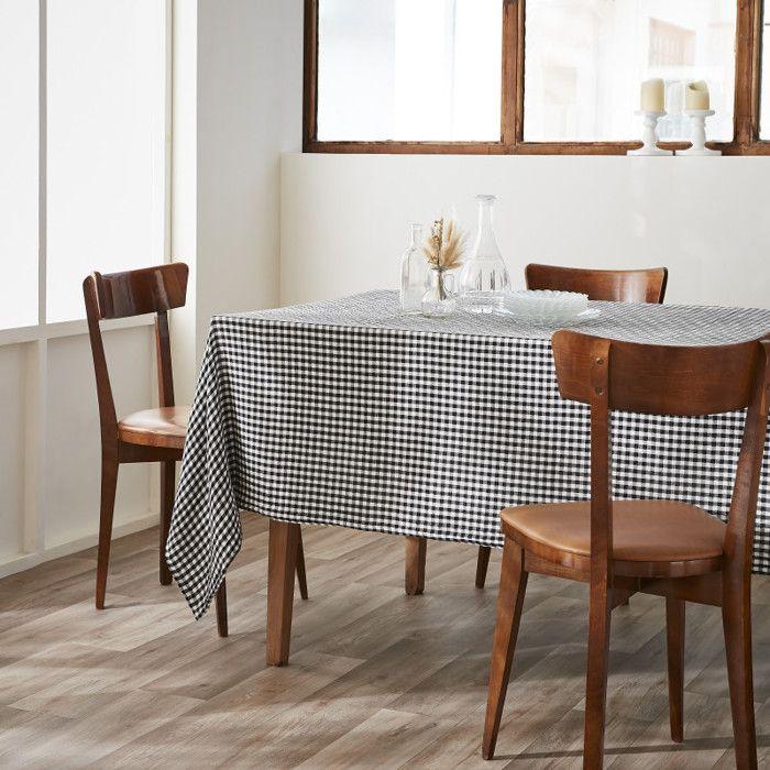 Скатерть "Вики" 150 x 250 см "Хлопковая марля крашеная в пряже" - Вики Трюфель