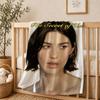 Плед с изображением певицы Грейси Абрамс Для мягкого тепла на колени Для спальни Гостиной Кровати Дивана Кемпинга Пикника Офиса Подарок