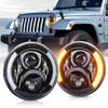 LED MOVOTOR Wrangler Headlights with Turn Signals and DRL Fits Jimny JA Wrangler Set of 2 7-inch Headlights, Functions, High/Lo Beam, 11, JK, TJ,